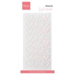 CA3220 Marianne Design -Hearts pearls - light pink