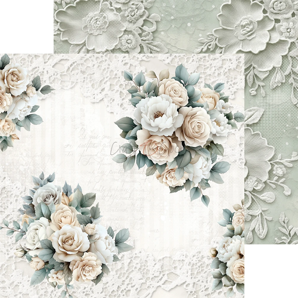 CC-C82-LLY-10 LIFETIME LOVING YOU a set of papers 15,25x15,25cm
