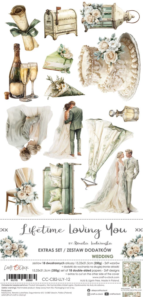 CC-C82-LLY-12 LIFETIME LOVING YOU EXTRAS set -WEDDING