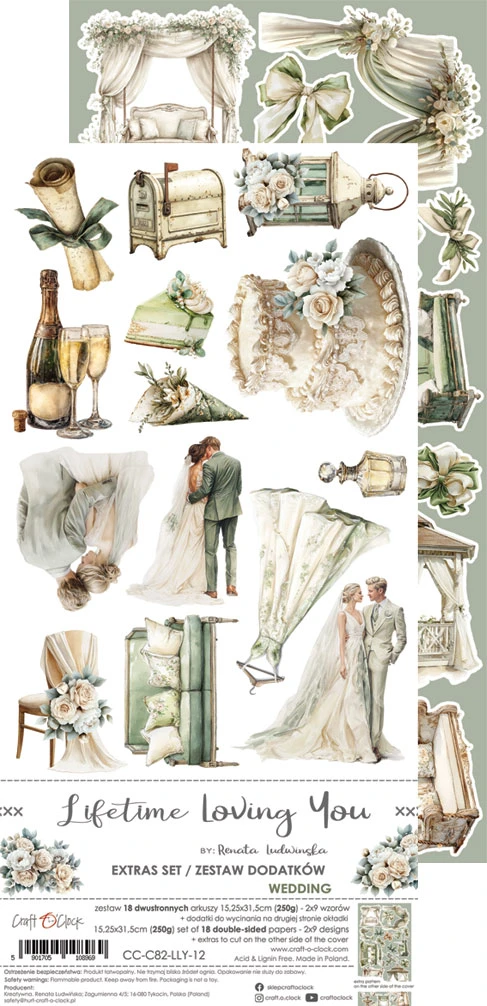 CC-C82-LLY-12 LIFETIME LOVING YOU EXTRAS set -WEDDING