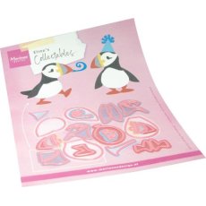 COL1581 Dies Marianne Design Collectables -Eline's Party Puffin