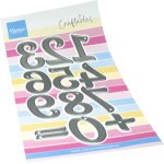 CR1716 Metal Die Marianne Design - Craftable Numbers XL