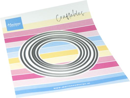 CR1717 Metal Die Marianne Design - BAsic Circles
