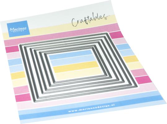 CR1718 Metal Die Marianne Design - BAsic Squares