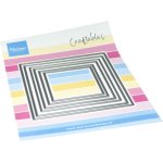 CR1718 Metal Die Marianne Design - BAsic Squares