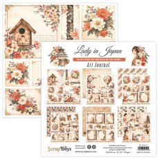 SB-LAJA-14 Scrap Boys - Art Journal 30x30 Scrap Boys- Lady in Japan 