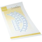 LR0939 Metal Die Marianne Design Creatables -Flag banner
