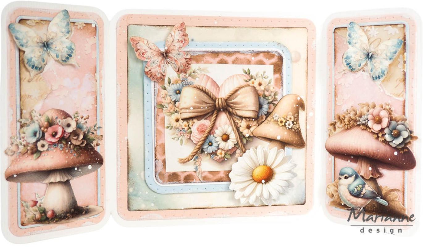 LR0945 Metal Die Marianne Design Creatables -Trifold Square