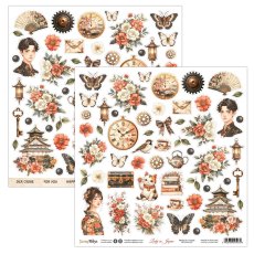 SB-LAJA-07  Scrap Boys 30,5x30,5cm - Lady in Japan