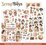 SB-LAJA-11 Pop Up Paper pad 15,2x15,2 cm Scrap Boys -Lady in Japan