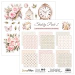 SB-SHPA2-10 20,3x20,3 cm Scrap Boys -Shabby Pack 2