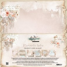 AA-RB-07  A SET OF PAPERS Romantic Boho