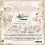 AA-RB-08 Alchemy of Art  - 8x8''  - A SET OF PAPERS 20,3x20,3cm Romantic Boho