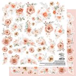 AA-RB-09 Paper sheet 12x12'' Romantic Boho-Flowers