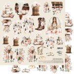AA-RB-11 Paper sheet 12x12'' Romantic Boho