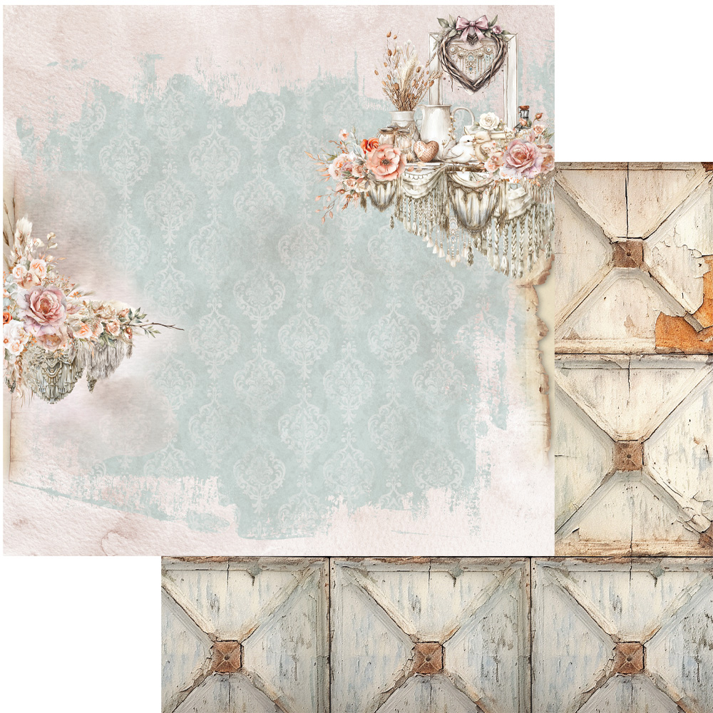 AA-RB-12 Alchemy of Art - 6x6'' - A SET OF PAPERS Romantic Boho
