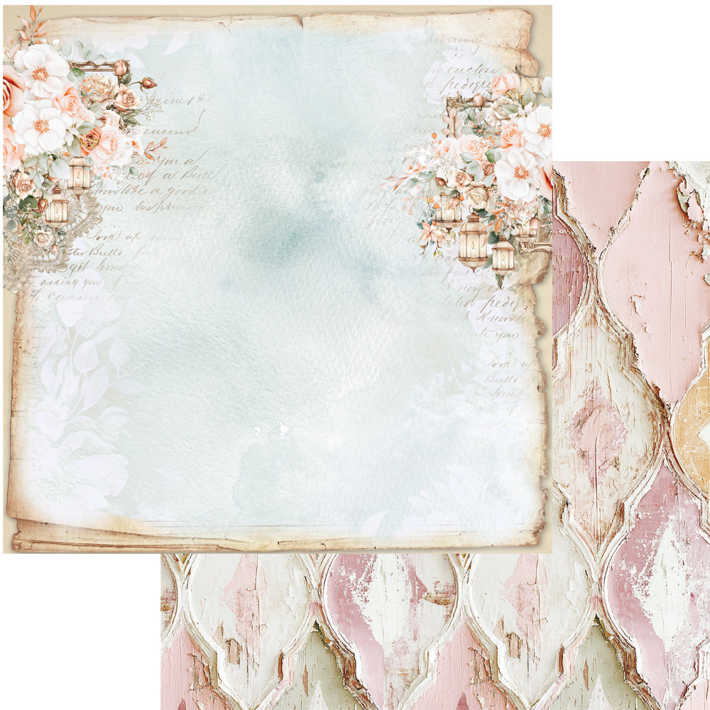 AA-RB-12 Alchemy of Art - 6x6'' - A SET OF PAPERS Romantic Boho