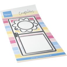 CR1722 Metal Die Marianne Design - Flower tag