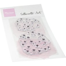 CS1189 Silhouette Art - Hearts