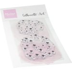 CS1189 Silhouette Art - Hearts