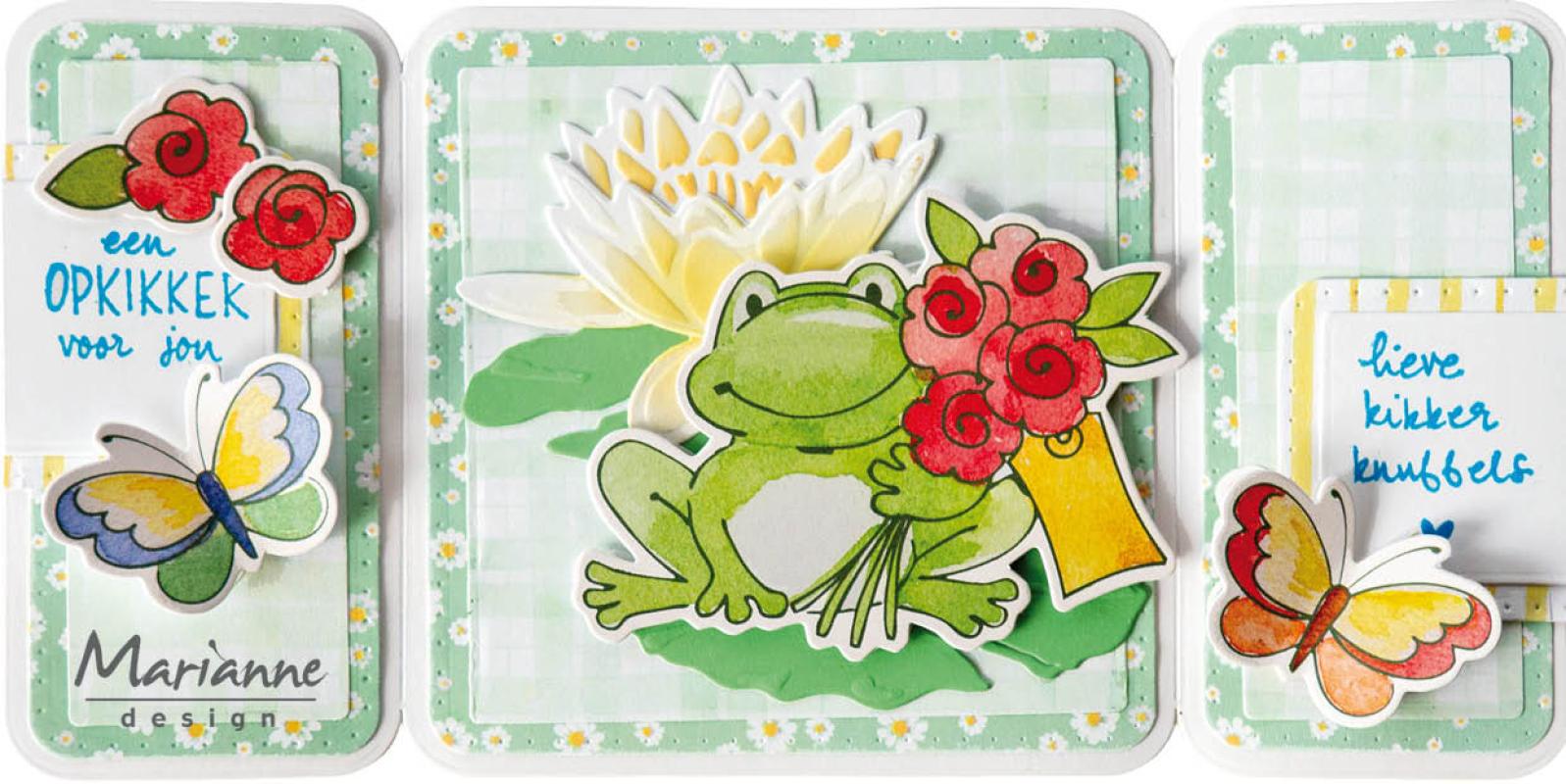 LR0945 Metal Die Marianne Design Creatables -Trifold Square