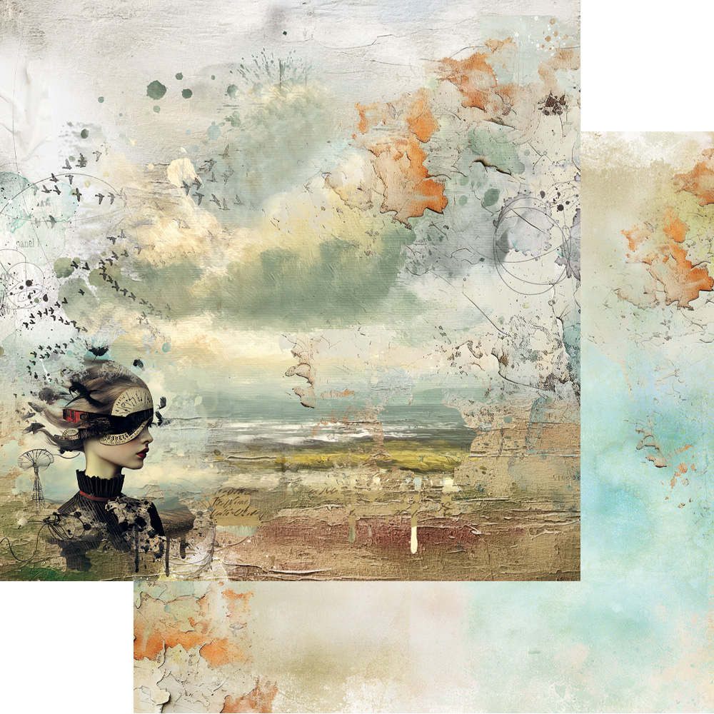 AA-ART-08 Alchemy of Art - 8x8'' - A SET OF PAPERS 20,3x20,3cm ART
