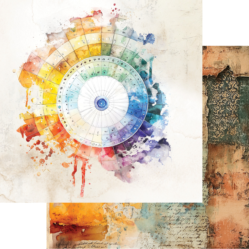 AA-ART-08 Alchemy of Art - 8x8'' - A SET OF PAPERS 20,3x20,3cm ART