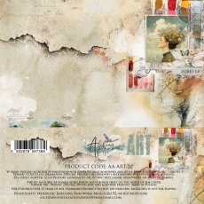 AA-ART-12 Alchemy of Art  - 6x6''  - A SET OF PAPERS ART