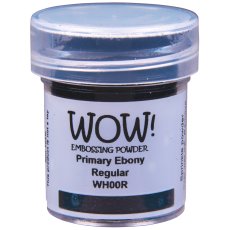 WH00R Wow Embossing Powder - Primary Ebony -Regular