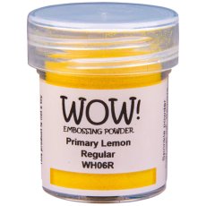 WH06R Wow Embossing Powder - Primary Lemon -Regular