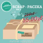 SPU03 SCRAP - PACZKA  nr 3 - PAPIERY DZiECIĘCE  Craft & You Design