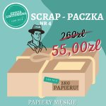 SPU04 SCRAP - PACZKA nr4 - PAPIERY MĘSKIE Craft & You Design