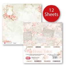 CPS-RT30-12 Paper set 12x12" Rose Tales  -12 sheets