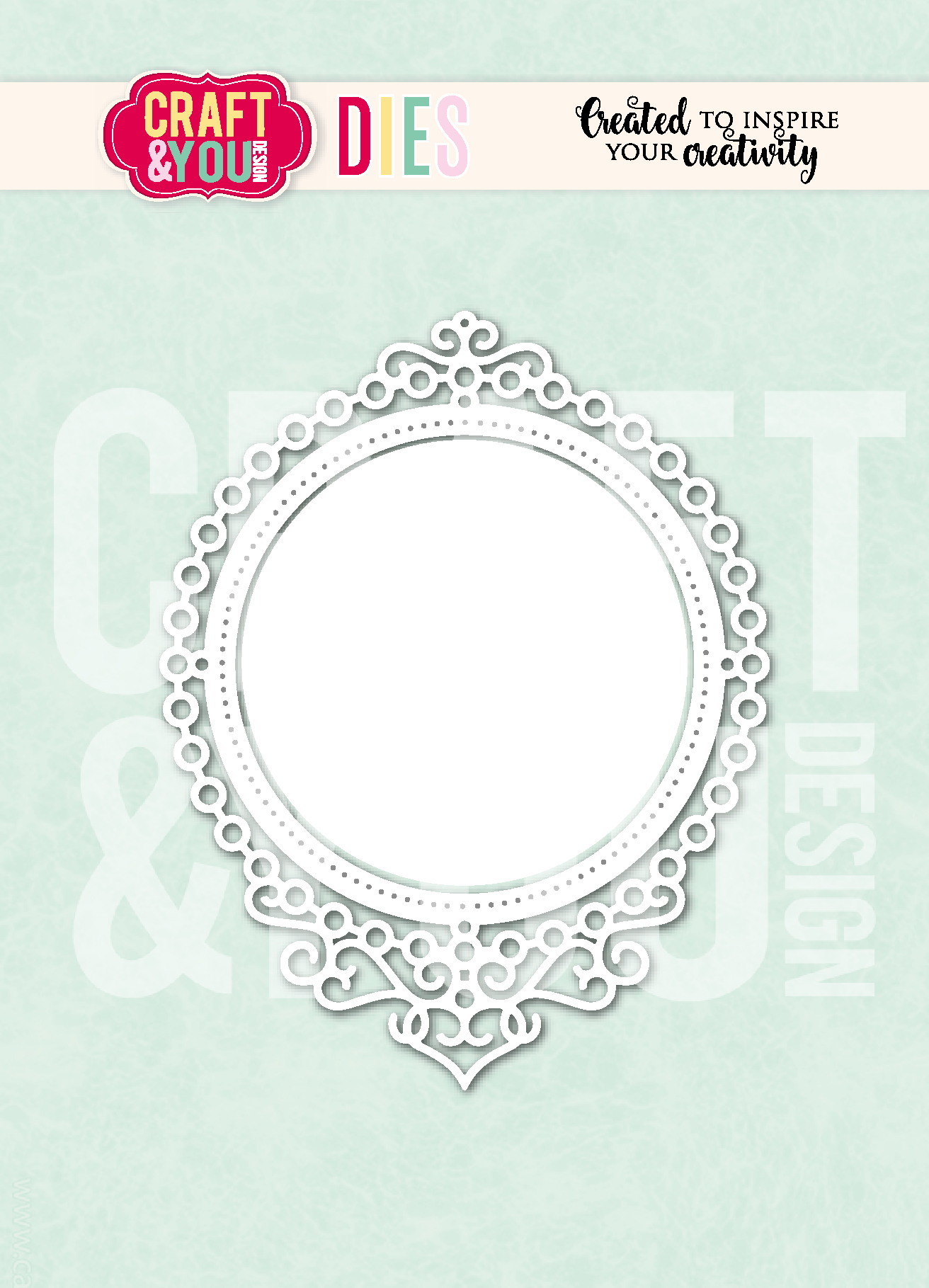 CW398 Cutting Die -Elegant Frame by Gosia - Craft&You Design