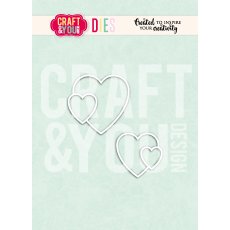 CW399 Cutting Die -Hearts by Gosia - Craft&You Design