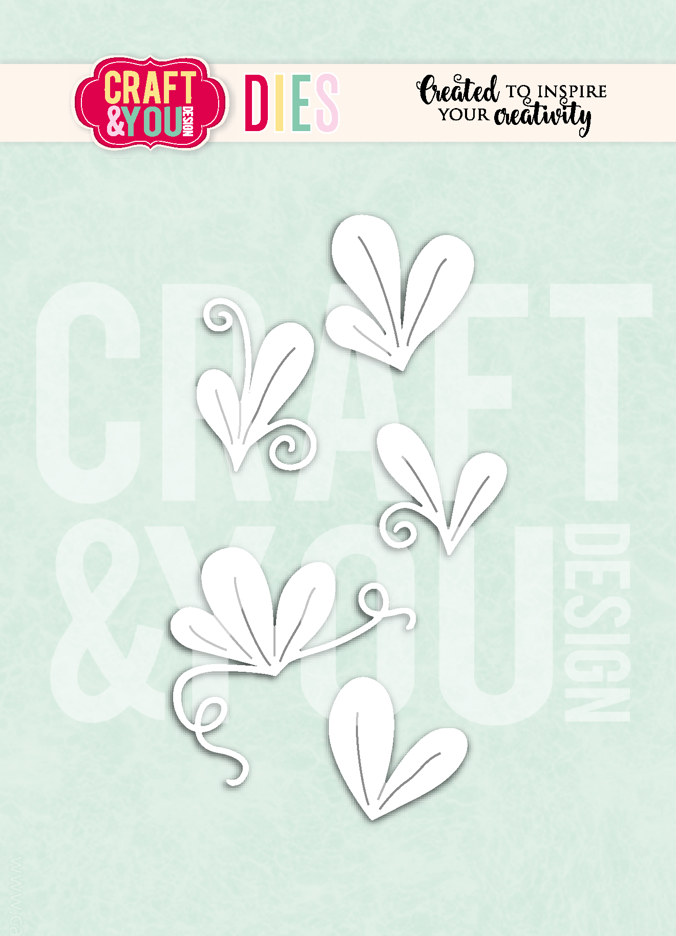 CW401 Cutting Die -Leaves by Gosia - Craft&You Design