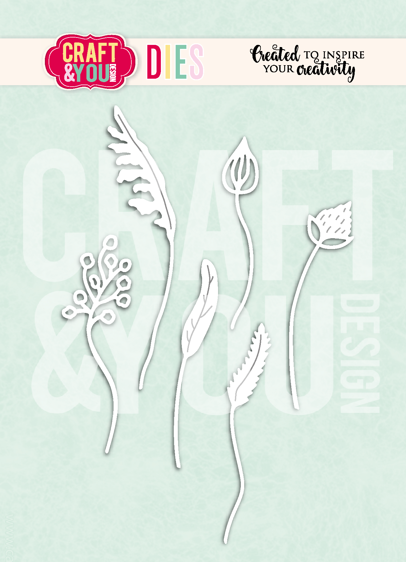 CW402 Cutting Die -Wildflowers by Gosia - Craft&You Design