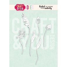 CW402 Cutting Die -Wildflowers by Gosia - Craft&You Design