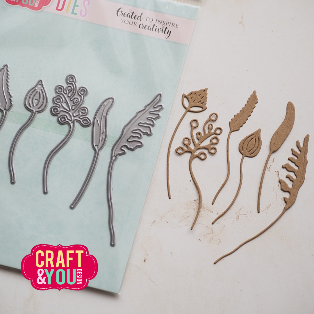 CW402 Cutting Die -Wildflowers by Gosia - Craft&You Design