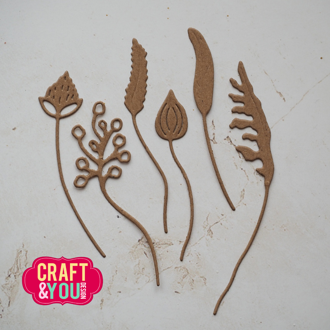 CW402 Cutting Die -Wildflowers by Gosia - Craft&You Design