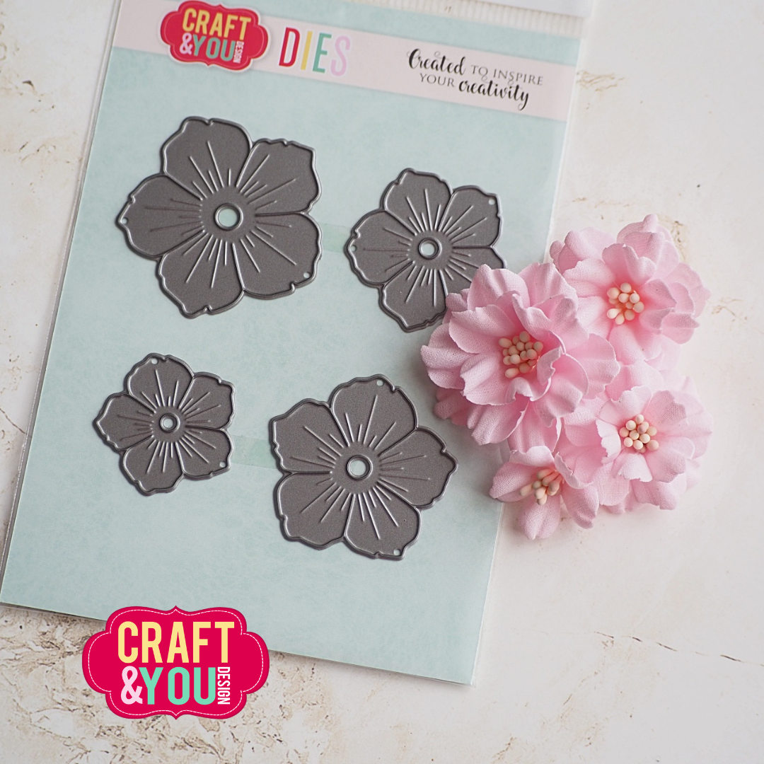 CW404 Cutting Die -Gardenflower 2 by Gosia - Craft&You Design