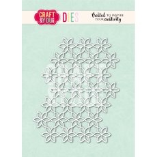 CW405 Cutting Die -Flower Background- Craft&You Design