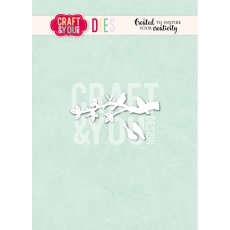 CW406 Cutting Die -Birds on a branch- Craft&You Design