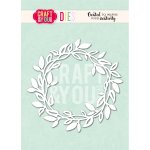 CW408 Cutting Die - Leaf Wreath -Craft&You Design