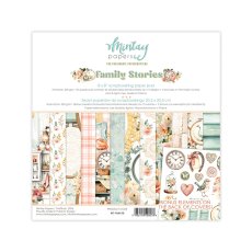 MT-FAM-08 FAMILY STORIES - paper set 20,3x20,3cm