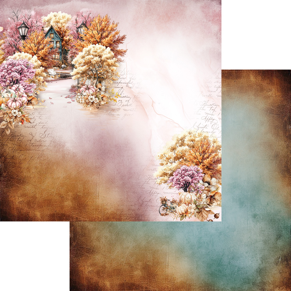 AA-LA-07 A SET OF PAPERS Lovely Autumn