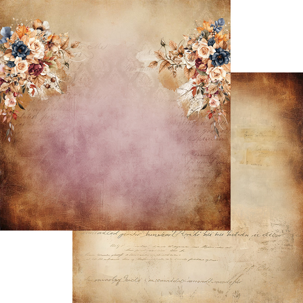 AA-LA-12 Alchemy of Art - 6x6'' - A SET OF PAPERS Lovely Autumn