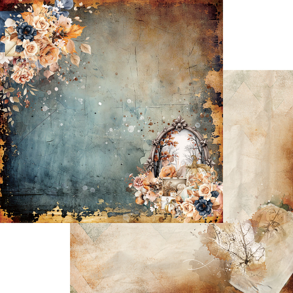 AA-LA-12 Alchemy of Art - 6x6'' - A SET OF PAPERS Lovely Autumn