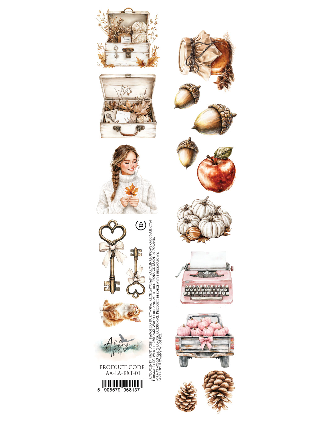 AA-LA-EXT-01 Alchemy of Art - 2x12 Lovely Autumn