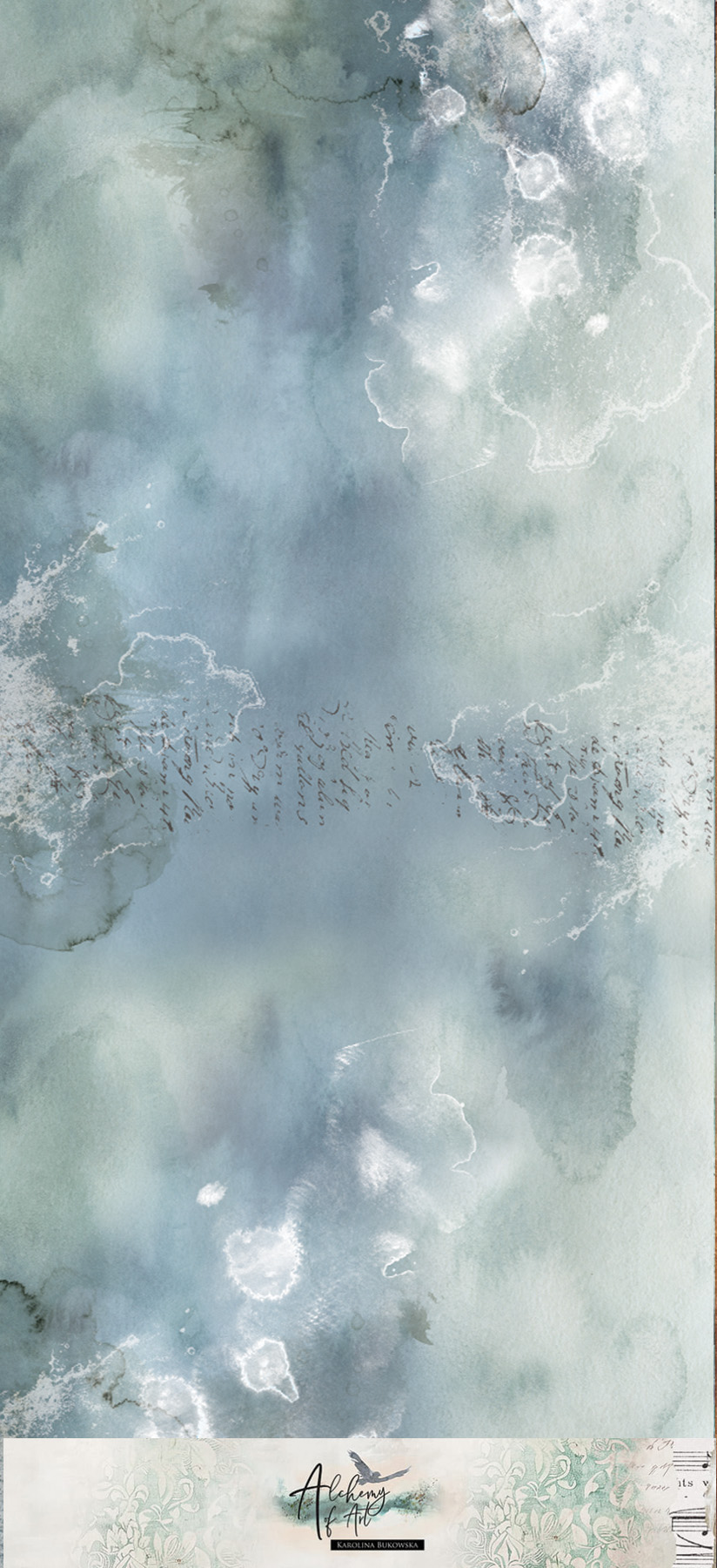 AA-OB-FABRIC-03 ART- fabric - Ocean blue